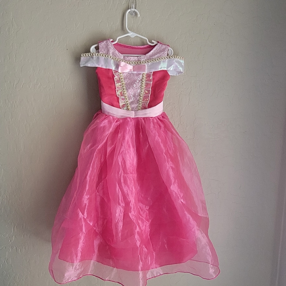 Size 4-6x Pink princess Dress up Costume